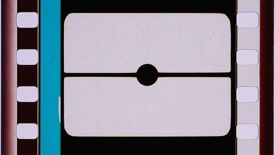 35mm Film Tailer Leader Frame