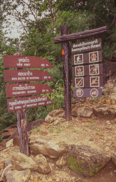 istock Signboards at Op Luang National Park 1497134325