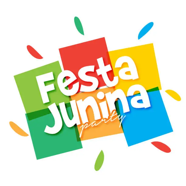 Vector illustration of Festa Junina party design stock illustration party party, Brazilian Traditional Celebration Junina Party