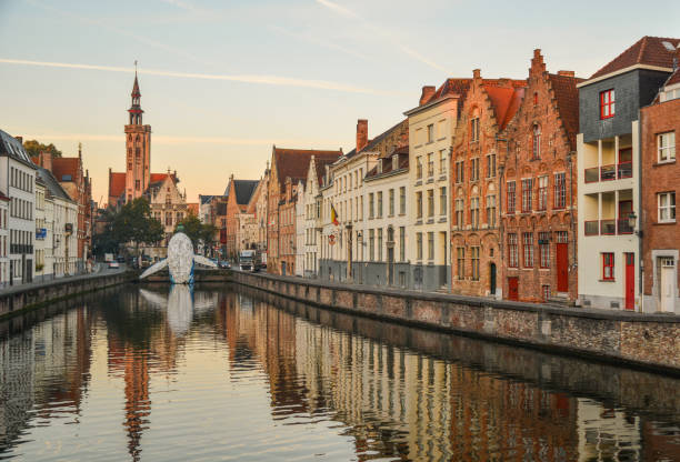 istock Historical centre of Bruges, Belgium 1497143315