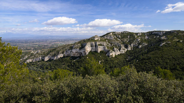 istock Massive rock formation in the Alpilles on a sunny day 1497144075