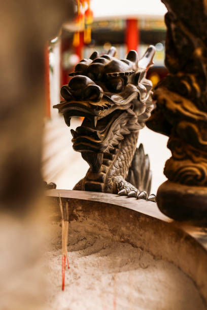 istock Dragon statue inside chinese temple in Kuala Lumpur 1497144521