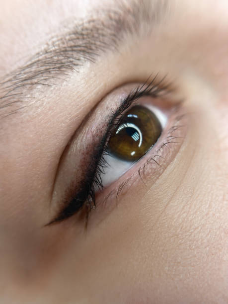 istock permanent make up , close up woman eye beautiful 1497147966