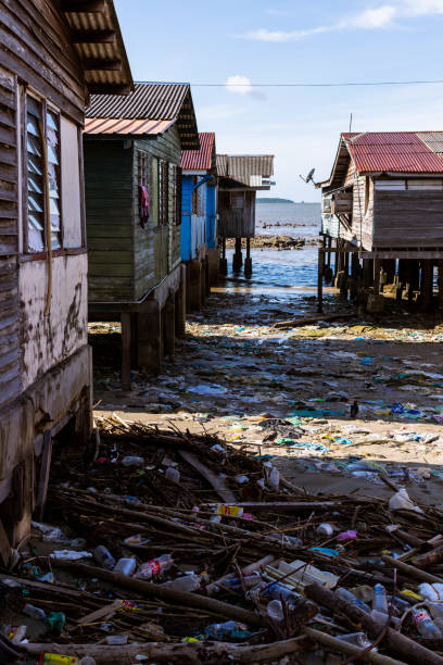 istock Sandakan Simsim area floating village, Borneo, Malaysia 1497149985