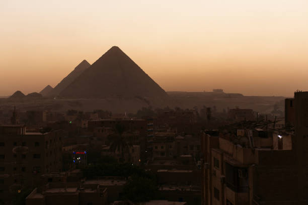istock The great pyramids in Giza, Egypt 1497152755