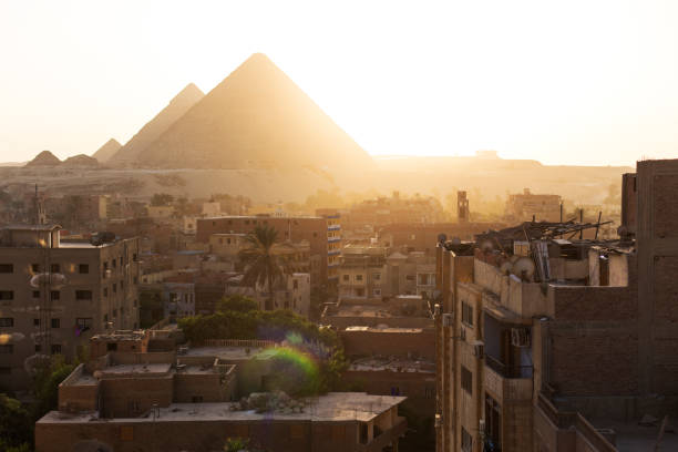 istock The great pyramids in Giza, Egypt 1497154992