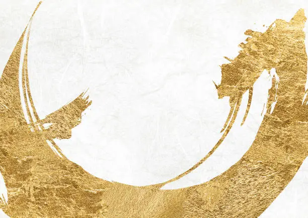 Gold color background Japanese pattern texture,Golden Japanese-style background art.