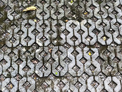 octagonal paving pattern