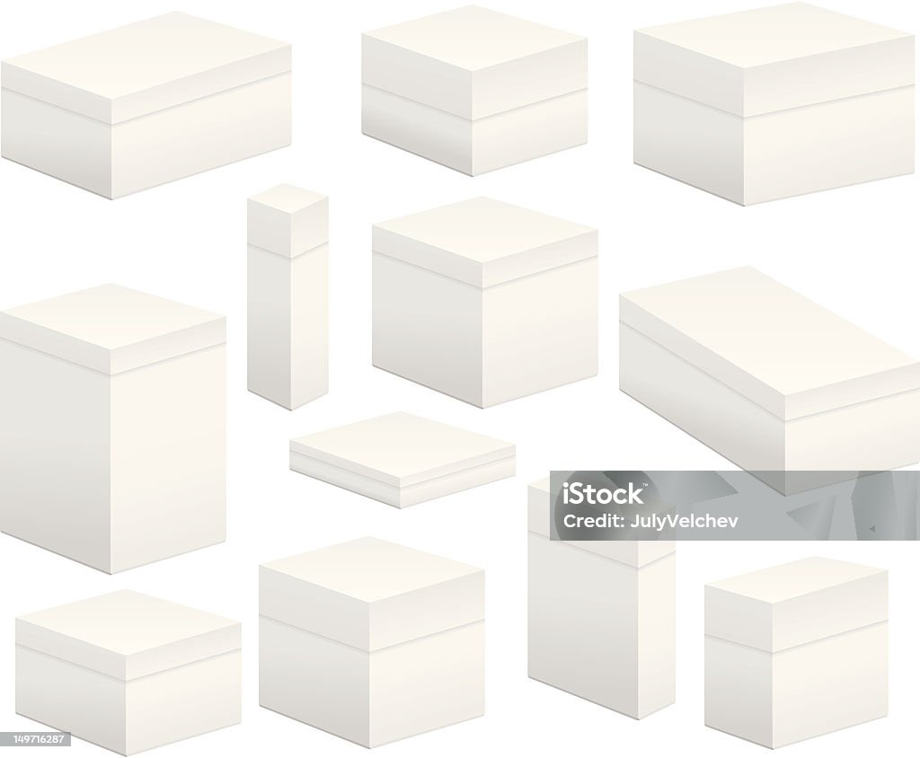 Blank boxs - clipart vectoriel de Blanc libre de droits