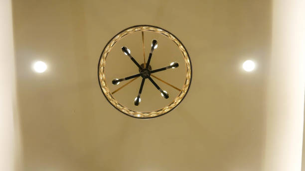 istock Low Angle View of Beautiful Chandelier 1497163919