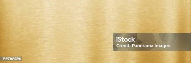 Gold Metal Background Brushed Metallic Texture 3d Rendering Stock Photo - Download Image Now