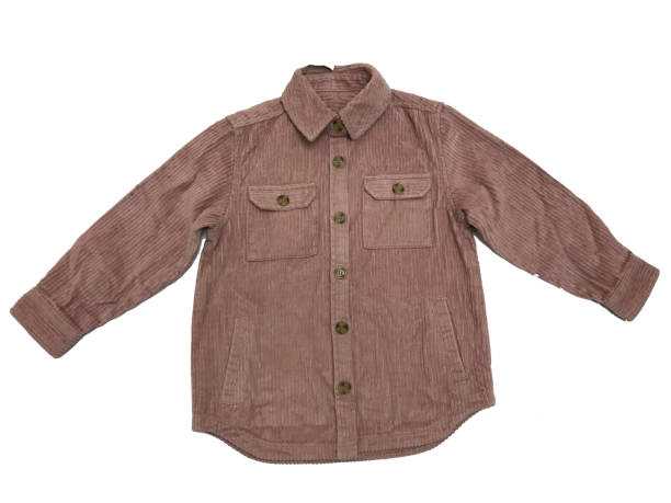 istock Pink muse color cord shirt for older boys 1497166013