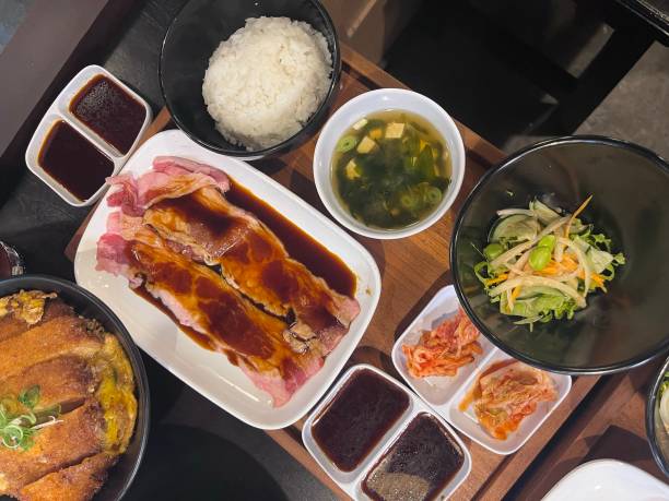 istock Miso sup, kimchi and meat 1497180471