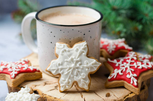istock Christmas Cookies and Cocoa Mug 1497183059