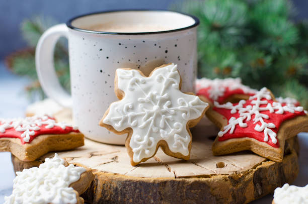 istock Christmas Cookies and Cocoa Mug 1497184991