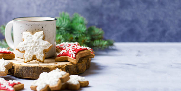istock Christmas Cookies and Cocoa Mug 1497186933