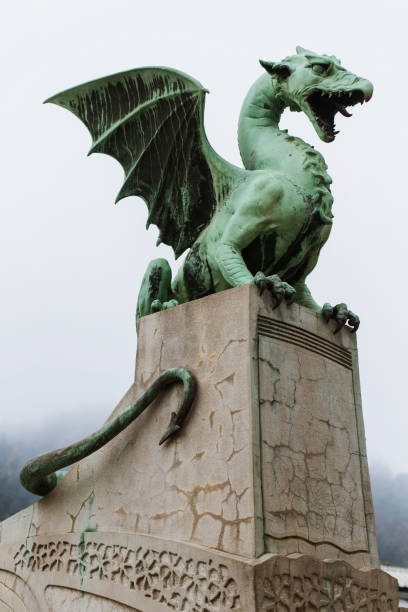 istock Dragon bridge in Lublana 1497189219