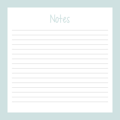Blank paper page notes. office notepaper pages isolated on pictorial background. Template paper sticker collection. vector illustration