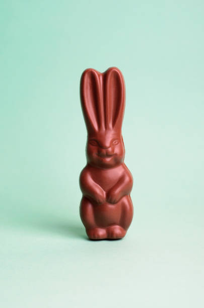 istock Chocolate Bunny on Bright Background, Easter Treat 1497197889