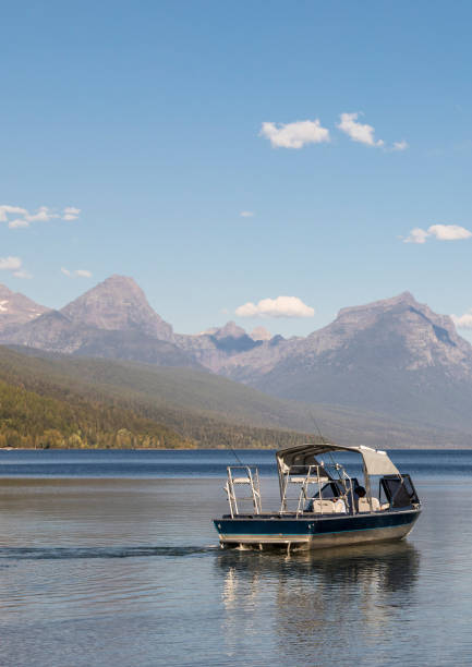 istock boat in lake mountain 1497204357