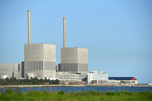 Nuclear Power Plant on a sunny afternoon in Malmø, Sweden