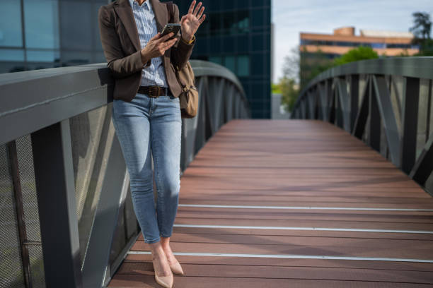 istock Businesswoman on phone 1497209431