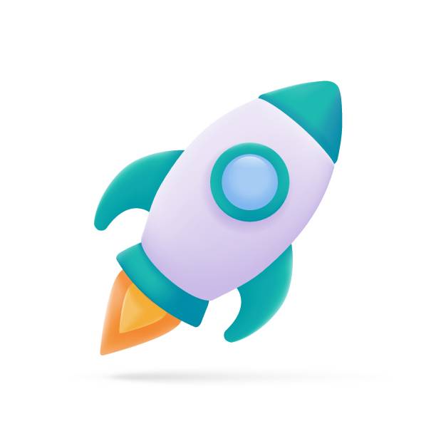 istock 3D rocket. Startup business idea. The rapid growth of small businesses 1497209817
