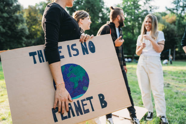istock A group of climate activists are gathering together before the protest 1497210865