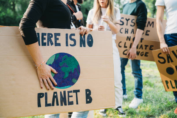 istock A group of climate activists are gathering together before the protest 1497210874