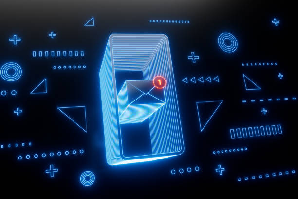 istock New email alert on mobile smartphone. 1497211866