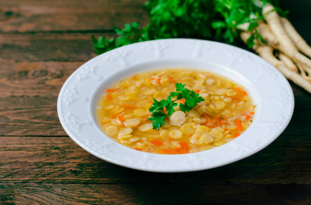 istock Pea Soup, Vegetarian and Vegan Pea Soup 1497214016