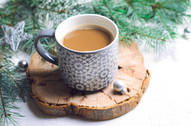 istock Hot Cocoa or Coffee Drink in a Mug, Winter Beverage 1497217507