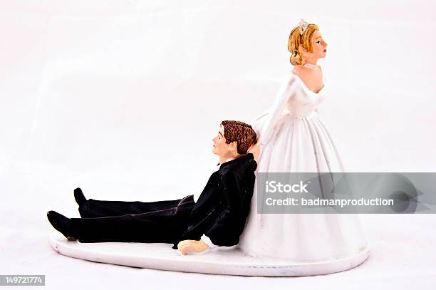 Wedding Stock Photo - Download Image Now - Humor, Wedding Cake Figurine, Wedding