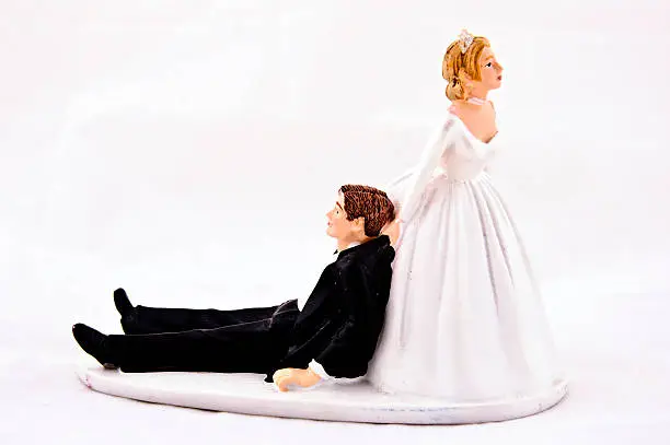 Wedding cake figure