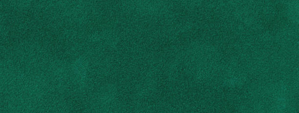 istock Texture of velvet matte dark green background, macro. Suede emerald fabric with pattern. 1497220304