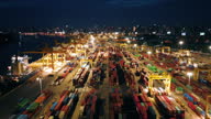istock Aerial view  industrial port in Capital city Bangkok Thailand 1497232346