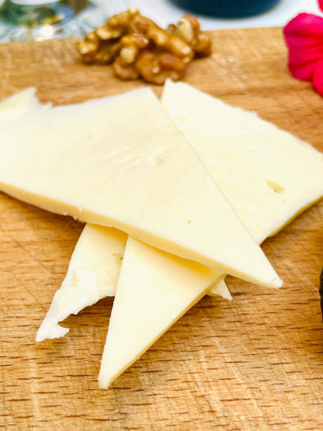 istock Close up shot of Manchego cheese and some walnuts 1497234295