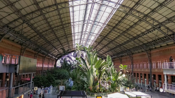 istock View from above of Atocha station, Madrid 1497236483