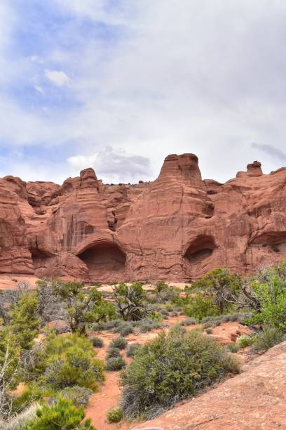 istock Arches National Park Utah Red Rocks Blue Sky Canyon 1497237186