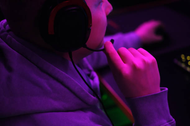 istock Gamer young man plays online 1497240729