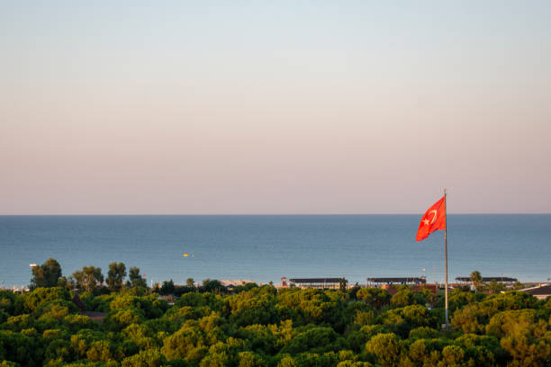 The flag of Turkey