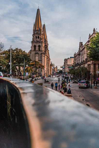 istock Downtown Guadalajara, people, cathedral. 1497247410