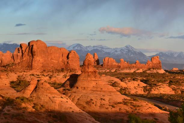 istock Arches National Park Utah Red Rock Formations Sunset 1497247537