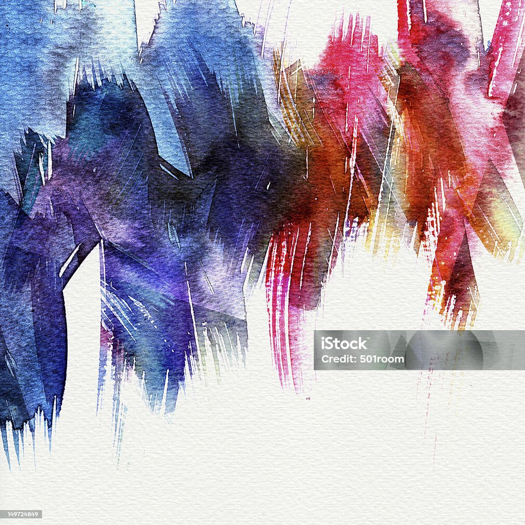 Abstraits aquarelles colorés - Photo de Abstrait libre de droits