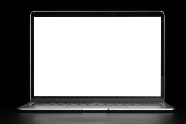 istock modern laptop computer on the table on the black background 1497248750