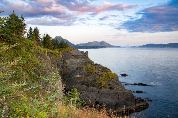 Kodiak Island in Alaska, United States of America stock photo