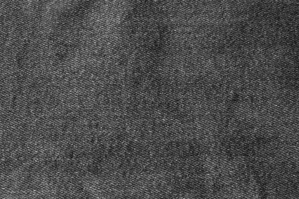istock Dark black jeans texture. Grunge style of fabric. 1497252633