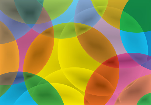 Vector illustration of multicolor  abstract background. Sphere, bubbles.