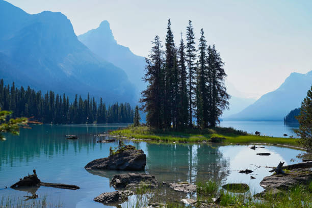 istock Spirit Island on Lake Maligne, Jasper 1497265953