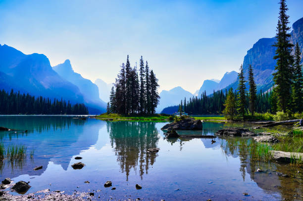 istock Spirit Island on Lake Maligne, Jasper 1497265955